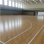 舞台实木地板 体育馆室内 篮球馆运动木地板 宏宪生产
