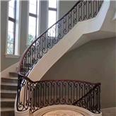 制轻奢楼梯 铝合金别墅室内楼梯 捷步楼梯