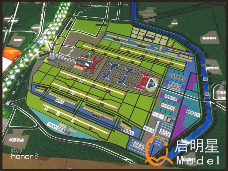 郑州新郑国际机场规划模型.jpg