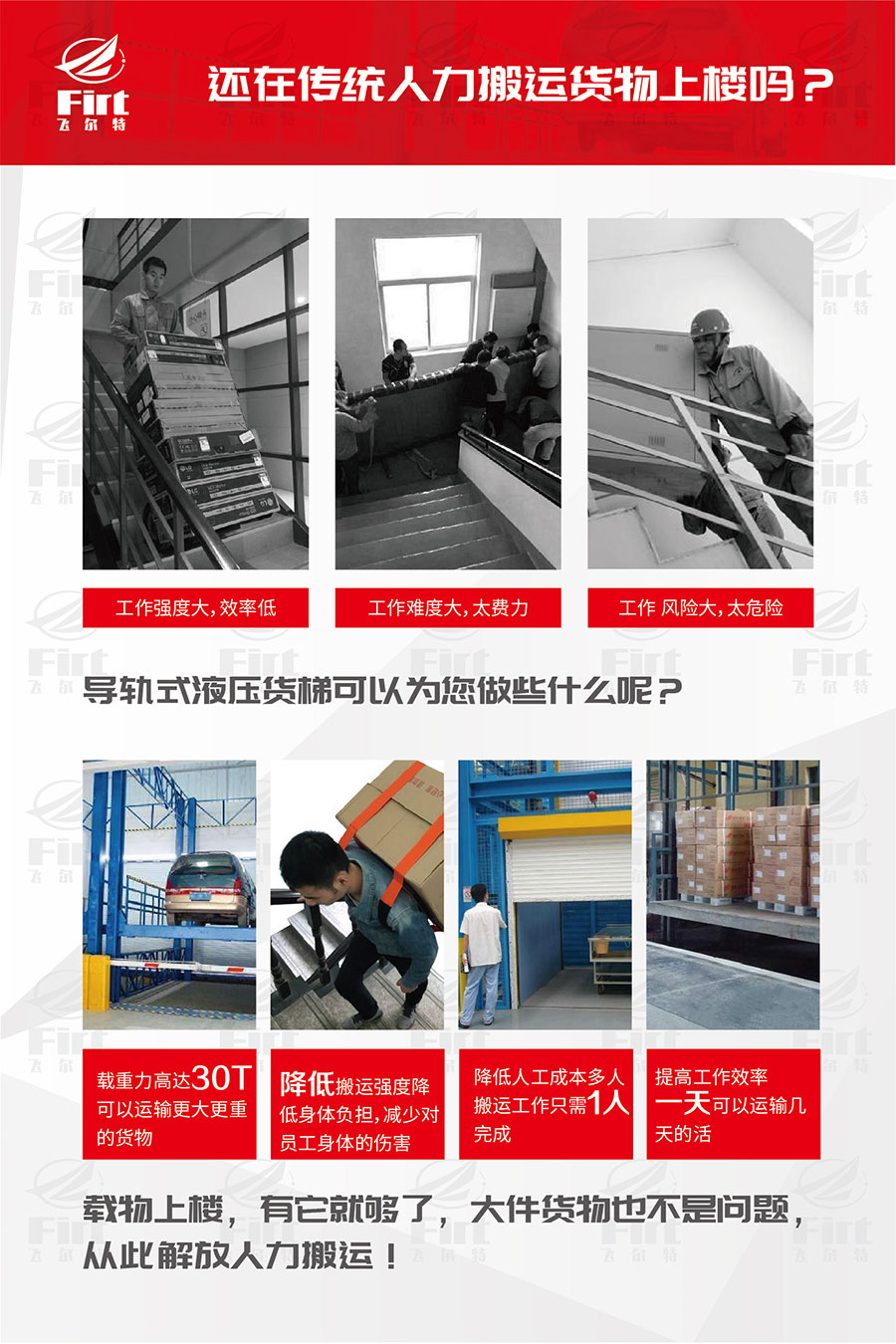 导轨式升降机